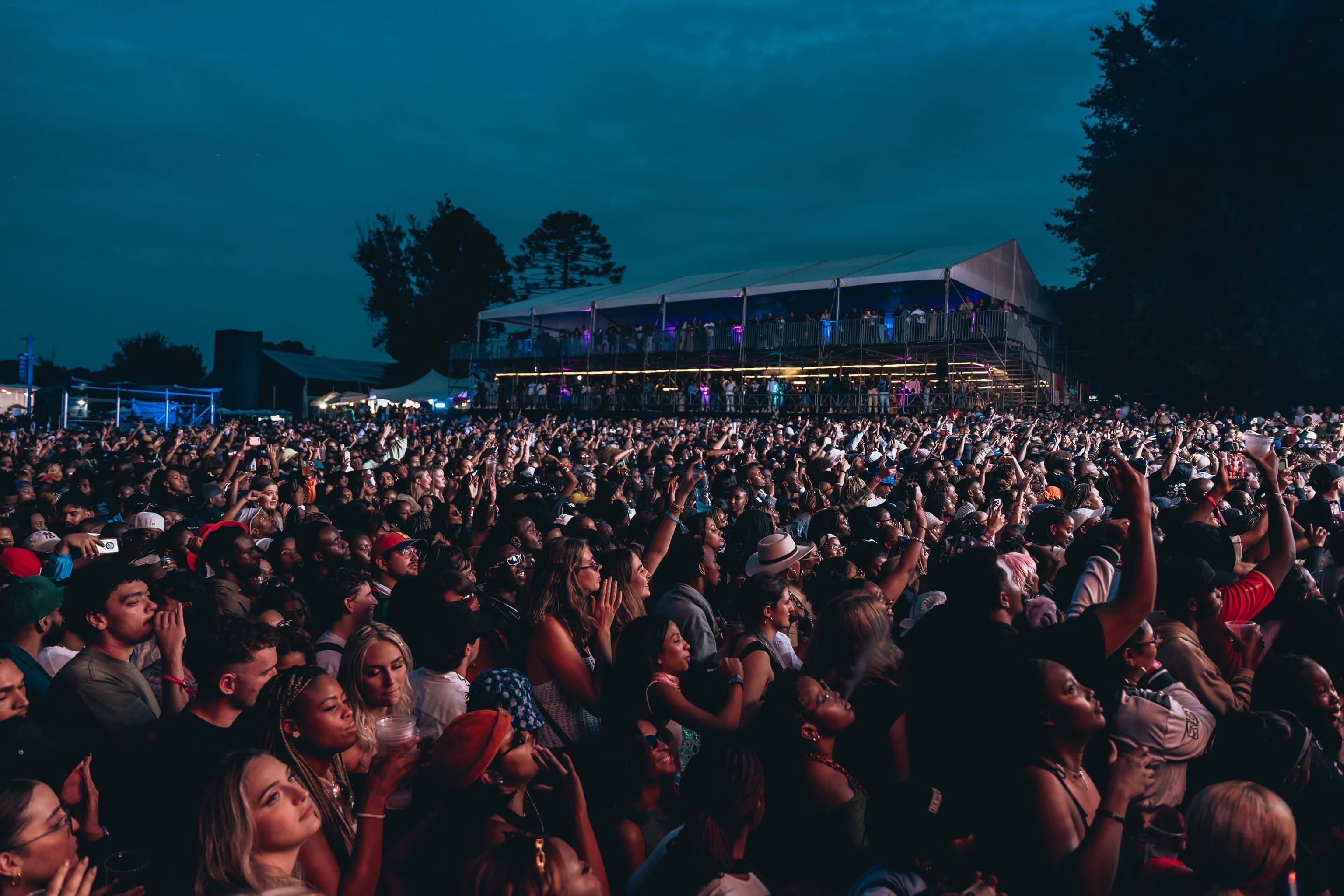 crowd at milk and cookies fest